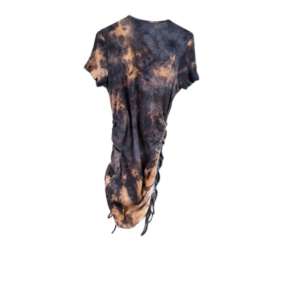 SHEIN Black and Tan Tie-Dye Mini Dress - Picture 10 of 11